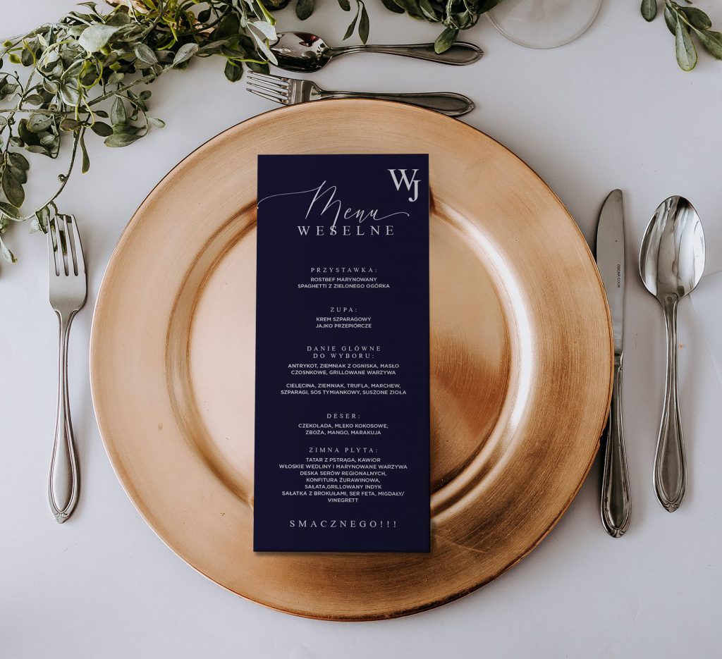 Przykładowe menu na wesele